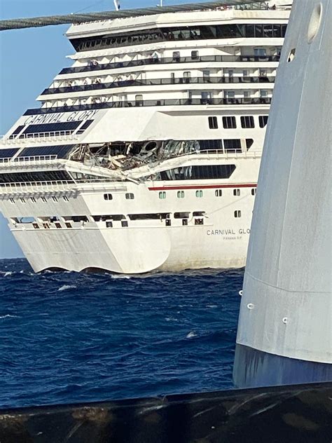 two carnival ships collide